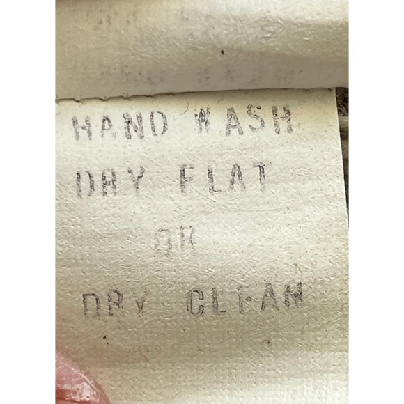 L.L.Bean wool Cardigan Sweater XL fisherman Full Zip Knit Beige Brown USA VTG - Picture 10 of 10